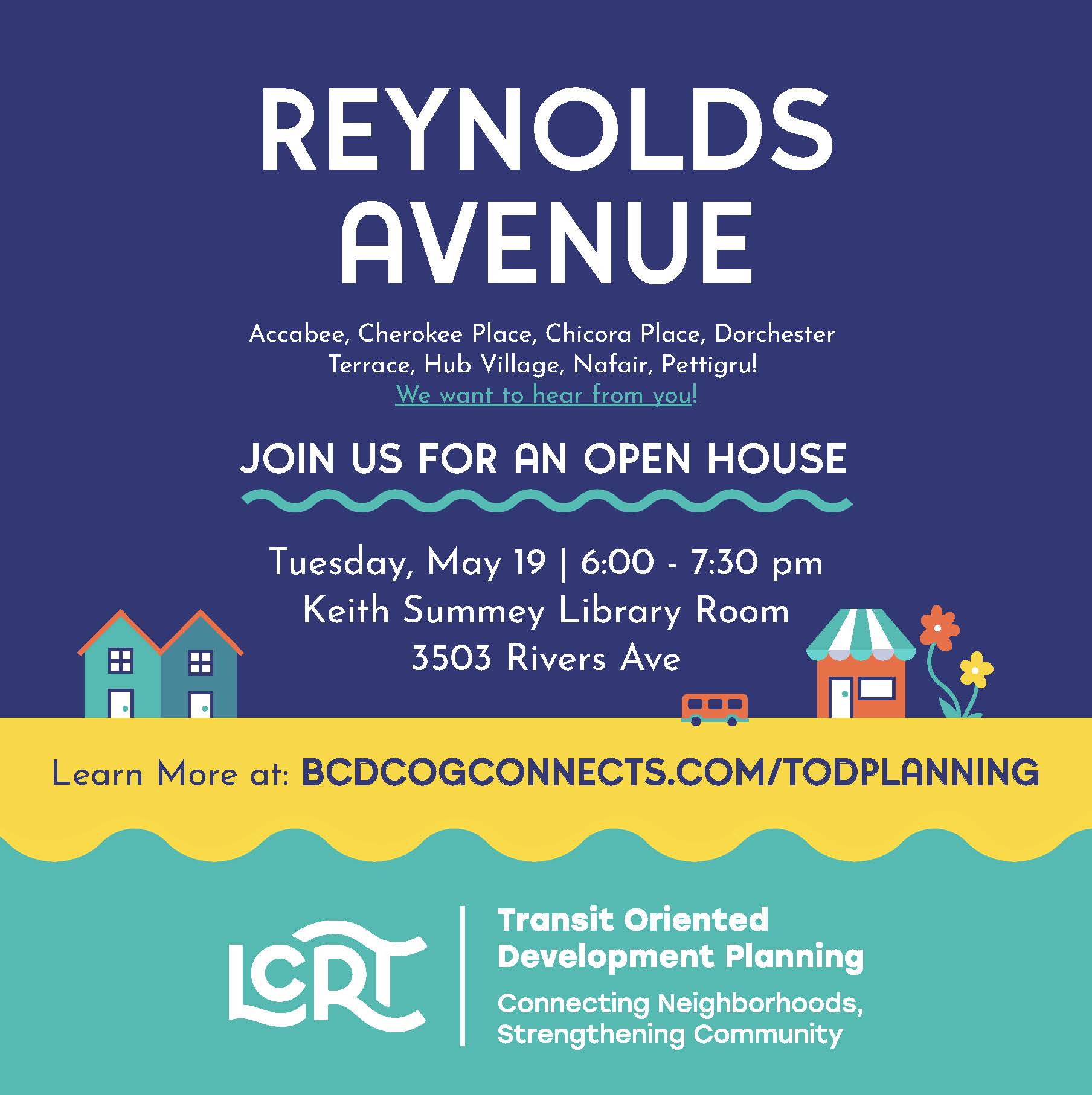 Reynolds Avenue Open House Flyer