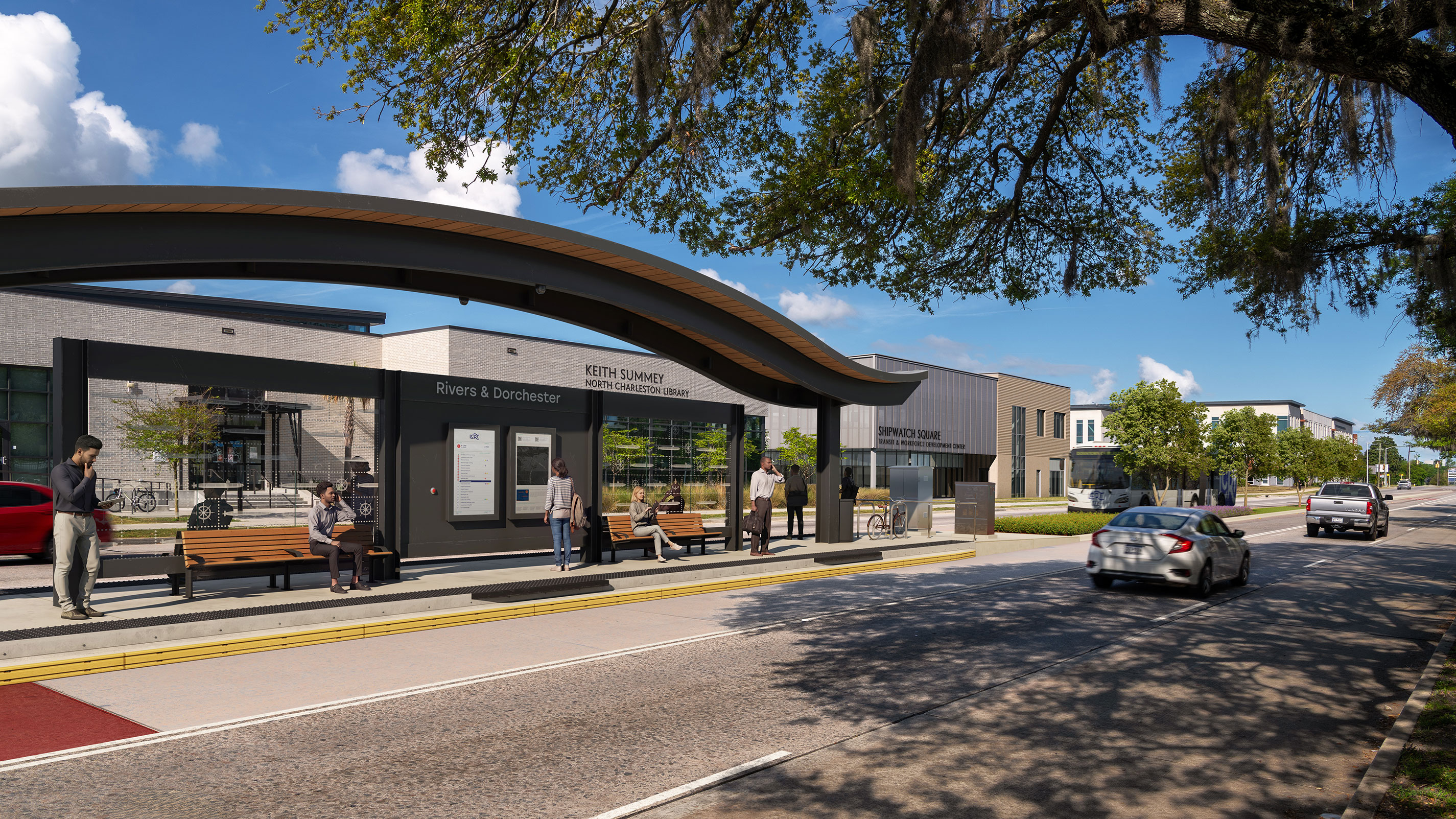 Future Rivers & Dorchester Station Rendering